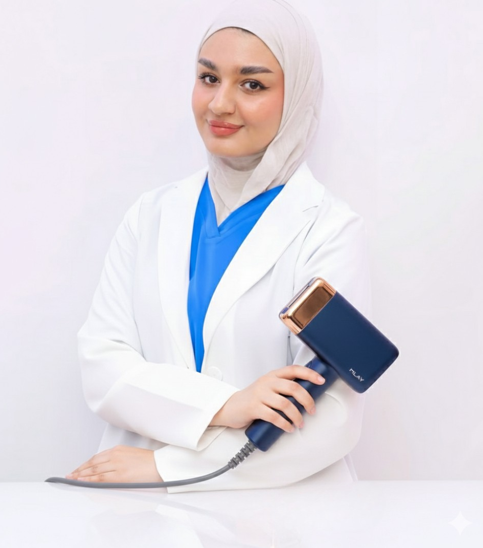 تجربة احد المشاهير لجهاز الليزر المنزلي من متجر سباركل بالعرق